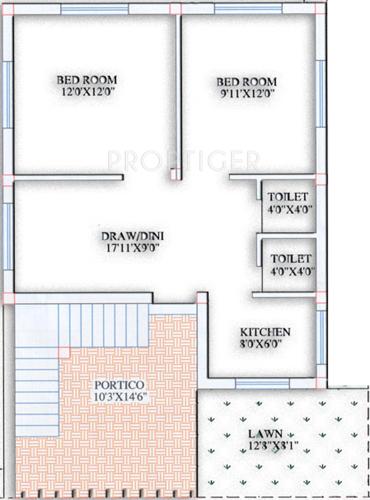 Purusottam Villa (2BHK+2T (600 sq ft) 600 sq ft)