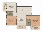 IN Elan (2BHK+2T (1,175 sq ft) 1175 sq ft)
