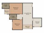 IN Elan (2BHK+2T (1,020 sq ft) 1020 sq ft)