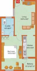Sree Daksha Mritsna (1BHK+1T (708 sq ft) 708 sq ft) Sree Daksha Mritsna (1BHK+1T (708 sq ft) 708 sq ft)