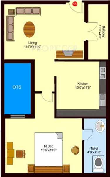 Sree Daksha Adyant (1BHK+1T (908 sq ft) 908 sq ft) Sree Daksha Adyant (1BHK+1T (908 sq ft) 908 sq ft)