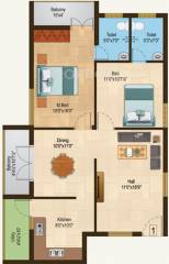 Sree Daksha Shravya (2BHK+2T (1,151 sq ft) 1151 sq ft)