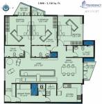 Presidency Sky Court (3BHK+3T (2,130 sq ft) + Servant Room 2130 sq ft)