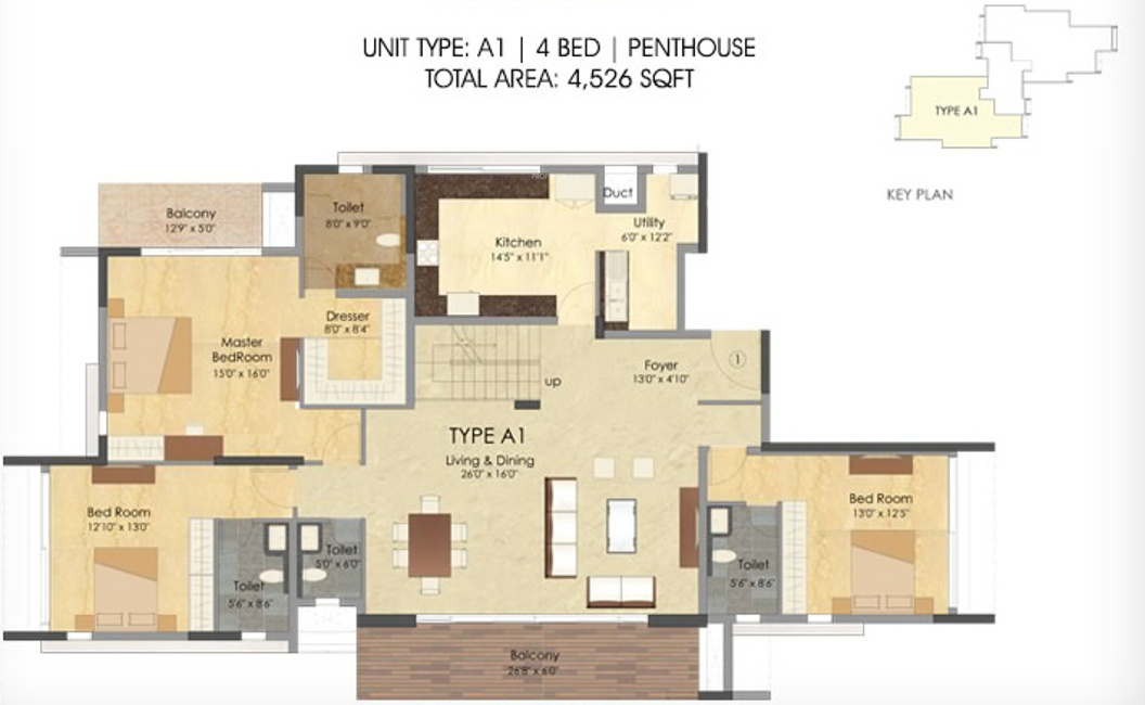 deja vu Floor Plan Penthouse Floor Plan