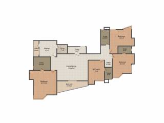 Gurukul Grandeur (4BHK+3T (3,219 sq ft) 3219 sq ft)