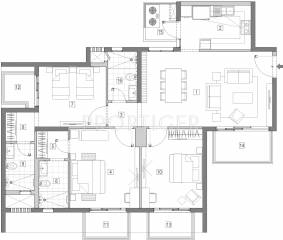 Vatika Tranquil Heights (3BHK+3T (1,925 sq ft) 1925 sq ft) Vatika Tranquil Heights (3BHK+3T (1,925 sq ft) 1925 sq ft)