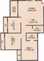 Millennium Group Mangalmurti (2BHK+2T (945 sq ft) 945 sq ft) Millennium Group Mangalmurti (2BHK+2T (945 sq ft) 945 sq ft)