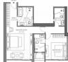 88-east Floor Plan Upper Level Duplex Plan
