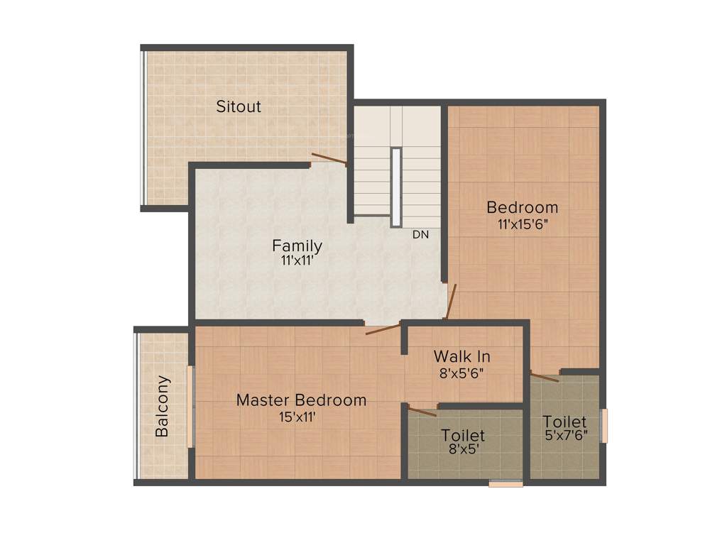 Peninsula Solitaire (3BHK+3T (1,936 sq ft) 1936 sq ft)