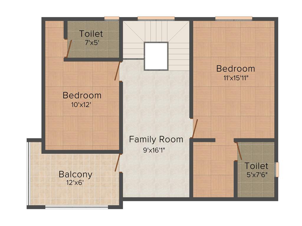 Peninsula Solitaire (3BHK+3T (1,572 sq ft) 1572 sq ft)
