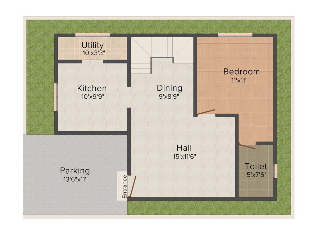 Peninsula Solitaire (3BHK+3T (1,572 sq ft) 1572 sq ft)