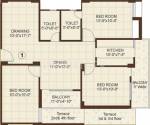 Floor Plan (3BHK+2T (1,500 sq ft) 1500 sq ft) Vasundhara Homes Le Grassia Floor Plan (3BHK+2T (1,500 sq ft) 1500 sq ft)