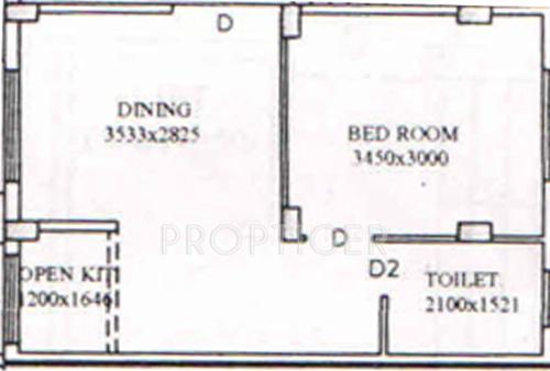 SS Saswata Appartment (1BHK+1T (578 sq ft) 578 sq ft)
