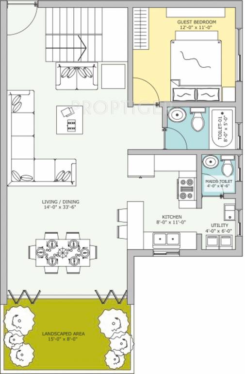 Inner Glory Fields (4BHK+4T (2,406 sq ft) 2406 sq ft)