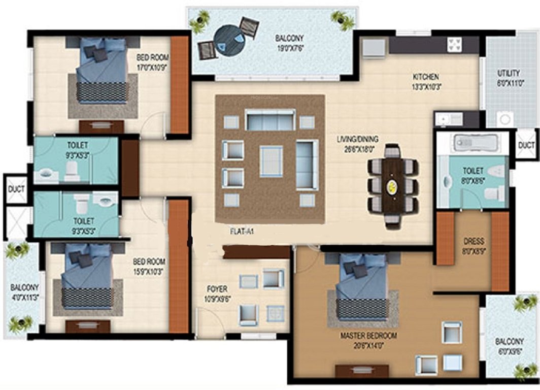  park west Floor Plan Floor Plan