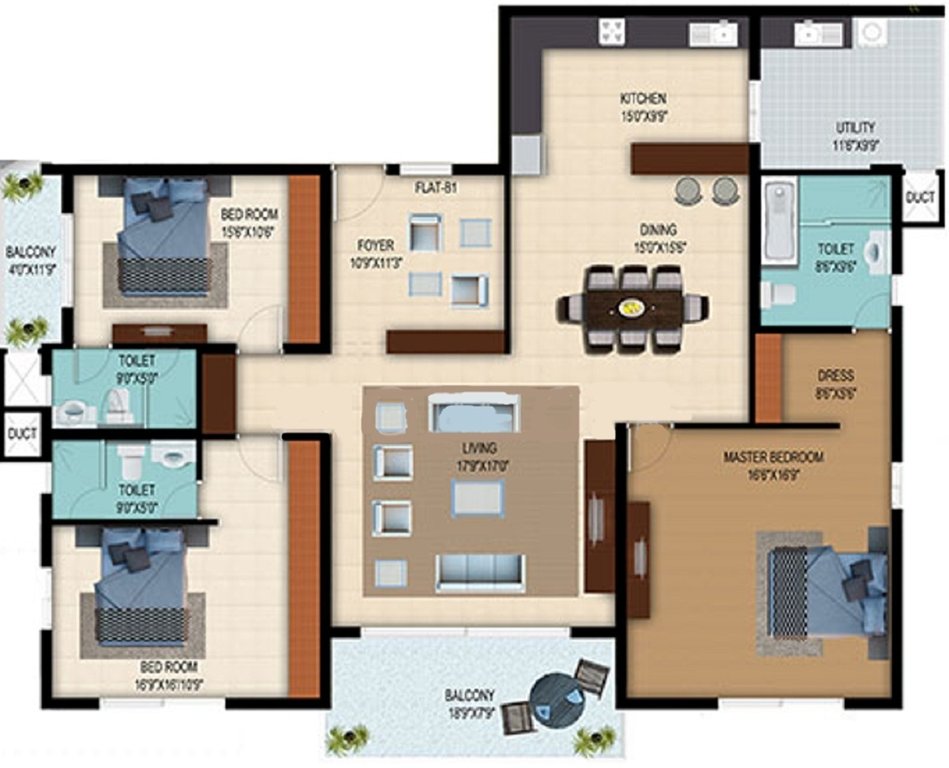  park west Floor Plan Floor Plan