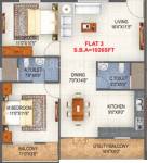 SV Nest (2BHK+2T (1,026 sq ft) 1026 sq ft) SV Nest (2BHK+2T (1,026 sq ft) 1026 sq ft)
