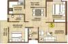 Bikash Mahaveer Plaza (2BHK+2T (925 sq ft) 925 sq ft)