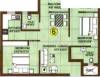 Bikash Mahaveer Plaza (2BHK+2T (998 sq ft) 998 sq ft)