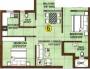 Bikash Mahaveer Plaza (2BHK+2T (998 sq ft) 998 sq ft)