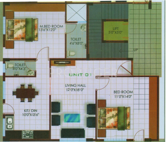 VR Residency (2BHK+2T (1,240 sq ft) 1240 sq ft) VR Residency (2BHK+2T (1,240 sq ft) 1240 sq ft)