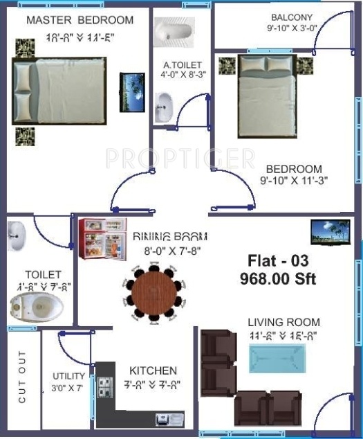 Sri Sai Developers Sicindri Residency (2BHK+2T (968 sq ft) 968 sq ft) Sri Sai Developers Sicindri Residency (2BHK+2T (968 sq ft) 968 sq ft)