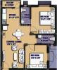 Excellent Residency (2BHK+2T (897 sq ft) 897 sq ft)