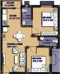 Excellent Residency (2BHK+2T (897 sq ft) 897 sq ft) Excellent Residency (2BHK+2T (897 sq ft) 897 sq ft)