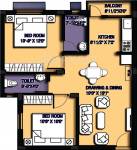 Excellent Residency (2BHK+2T (989 sq ft) 989 sq ft) Excellent Residency (2BHK+2T (989 sq ft) 989 sq ft)