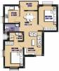 Excellent Residency (2BHK+2T (1,052 sq ft) 1052 sq ft)