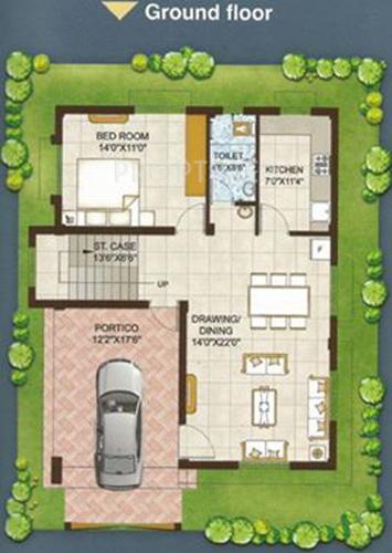 Dream Kokila Villa (3BHK+3T (2,102 sq ft) + Study Room 2102 sq ft) Dream Kokila Villa (3BHK+3T (2,102 sq ft) + Study Room 2102 sq ft)