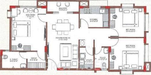 Dream Sai Ashraya (3BHK+3T (1,389 sq ft) 1389 sq ft) Dream Sai Ashraya (3BHK+3T (1,389 sq ft) 1389 sq ft)