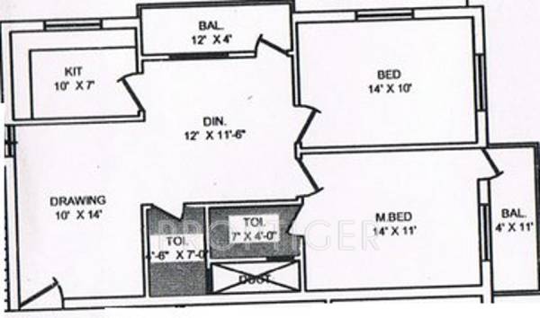 Excellent Jaganath Palace (2BHK+2T (1,100 sq ft) 1100 sq ft) Excellent Jaganath Palace (2BHK+2T (1,100 sq ft) 1100 sq ft)