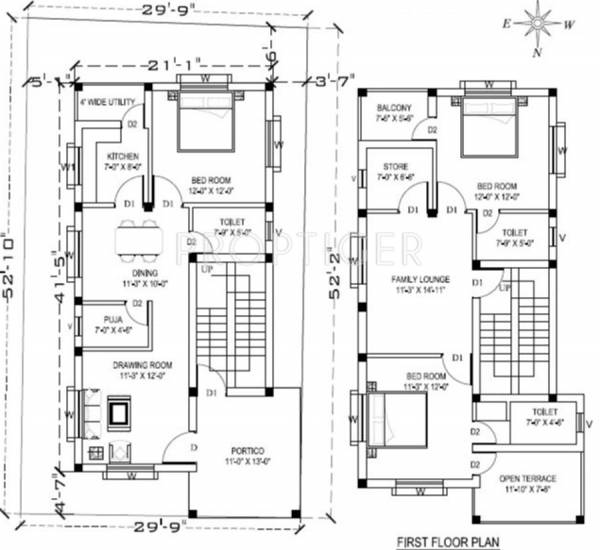 Jagdish Villa (3BHK+3T (2,000 sq ft) + Pooja Room 2000 sq ft)