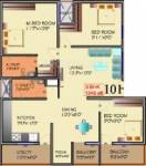 Keystone Properties Sri Sai Residency (3BHK+2T (1,225 sq ft)   Pooja Room 1225 sq ft)