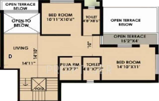 Mani Residency (4BHK+4T (2,281 sq ft)   Pooja Room 2281 sq ft)