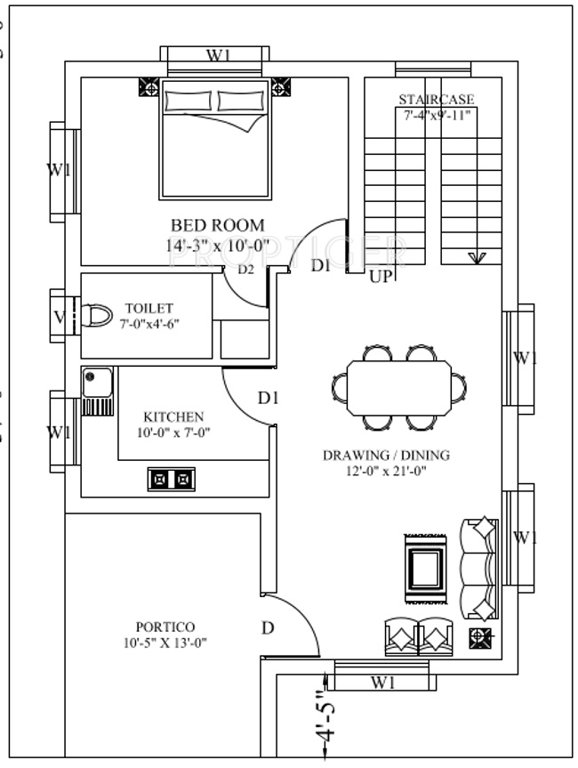 Intellex Imperia (3BHK+3T (1,689 sq ft) + Study Room 1689 sq ft)