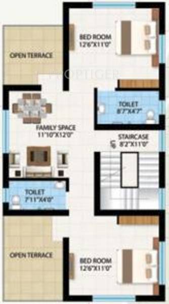 Shraddha Daffodils (3BHK+3T (1,600 sq ft) 1600 sq ft)