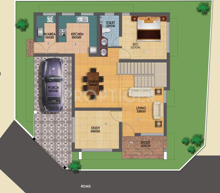 Chevron East Wind Villas (3BHK+3T (1,806 sq ft) 1806 sq ft)