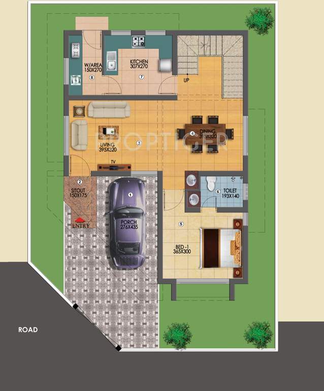 Chevron East Wind Villas (3BHK+3T (1,714 sq ft) 1714 sq ft)