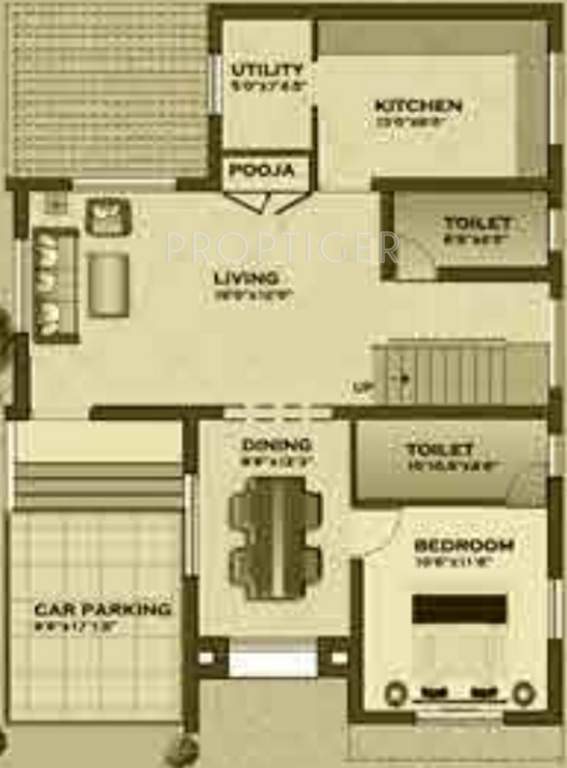VIP Asheville (3BHK+4T (1,917 sq ft) + Pooja Room 1917 sq ft)
