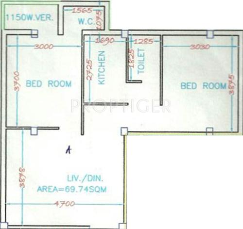 Royal Uddayan Enclave (2BHK+1T (778 sq ft) 778 sq ft) Royal Uddayan Enclave (2BHK+1T (778 sq ft) 778 sq ft)