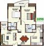 Sowparnika Shirdi Towers Phase I (2BHK+2T (1,098 sq ft) 1098 sq ft)