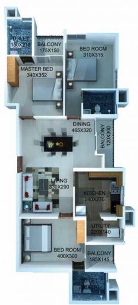 Sowparnika Grand Square (3BHK+3T (1,435 sq ft) 1435 sq ft) Sowparnika Grand Square (3BHK+3T (1,435 sq ft) 1435 sq ft)