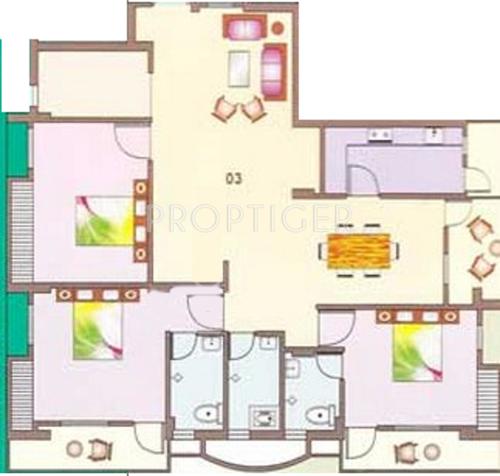 Ridhi Sai Niketan (3BHK+3T (2,170 sq ft) 2170 sq ft)