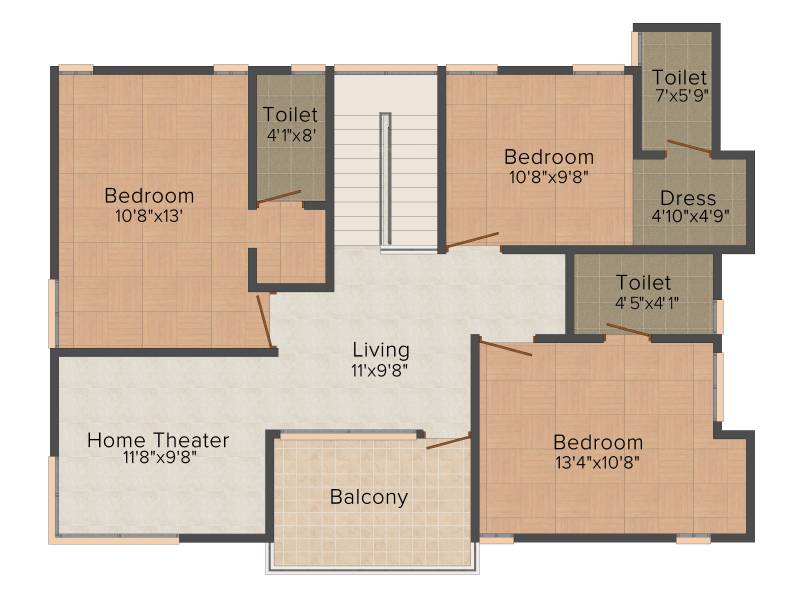 Flairalliance CityScapes (4BHK+5T (2,250 sq ft) 2250 sq ft)