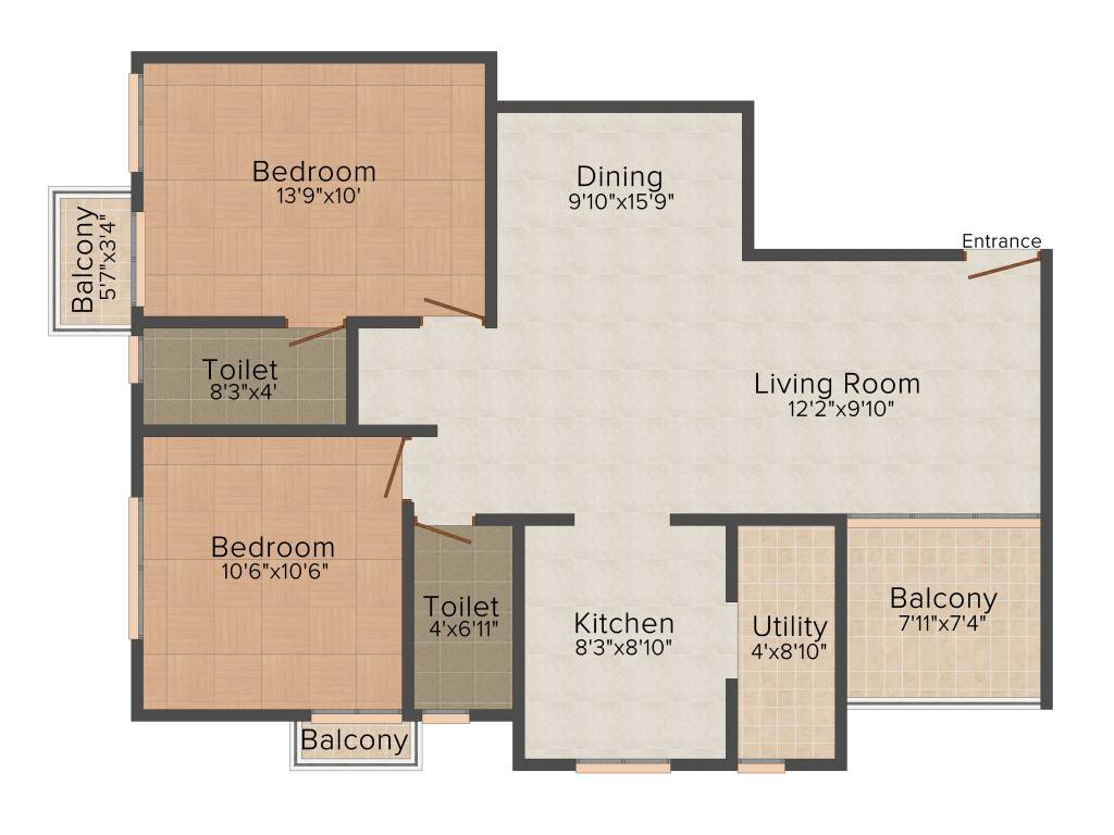 Sunpaul Alna (2BHK+2T (1,170 sq ft) 1170 sq ft) Sunpaul Alna (2BHK+2T (1,170 sq ft) 1170 sq ft)