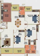 Sowparnika Bhavani (3BHK+3T (1,975 sq ft) 1975 sq ft)