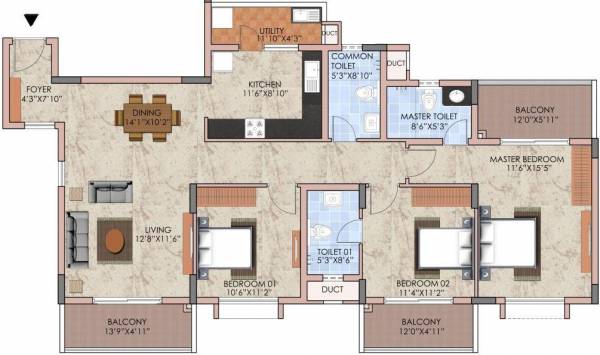  woods-2 Floor Plan Floor Plan