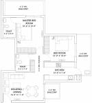 Supertech Hillview Apartments (2BHK+2T (1,200 sq ft) 1200 sq ft)